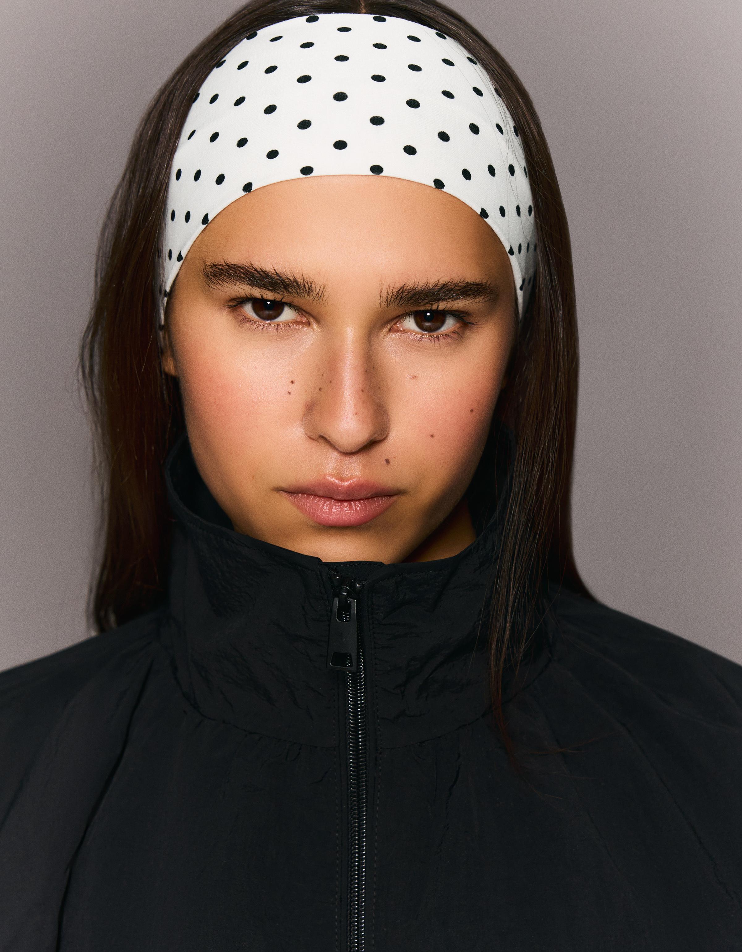 Bershka 2er-Pack Haarbänder Mit Print Damen Schwarz