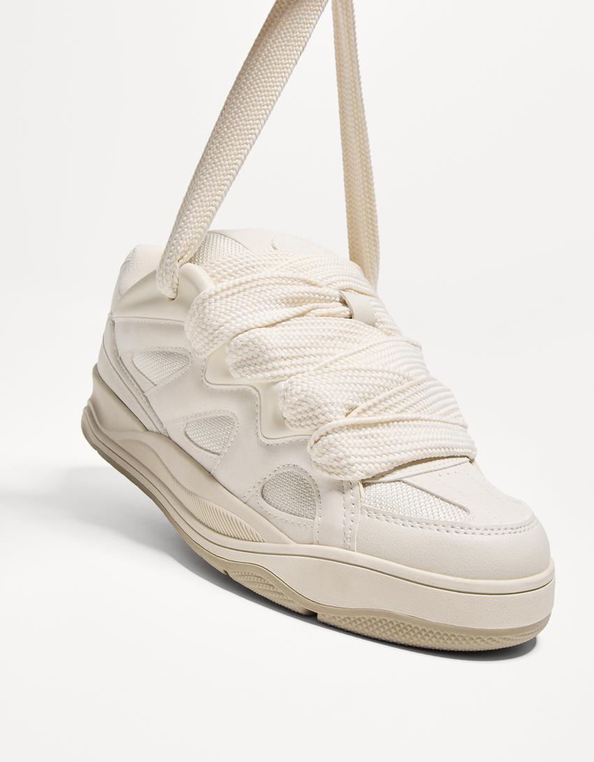 Zapatillas multicapas skate-Blanco-1