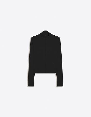Technical fabric zip-up jacket – Breathable & Quick Dry — Black 5