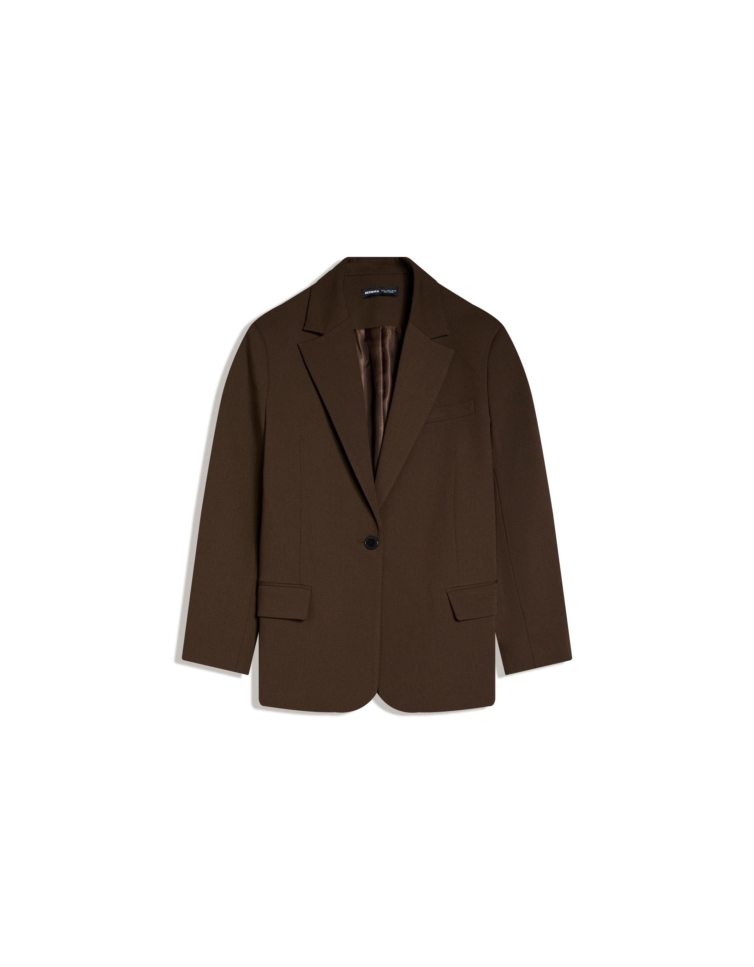 Blazer with back buckle