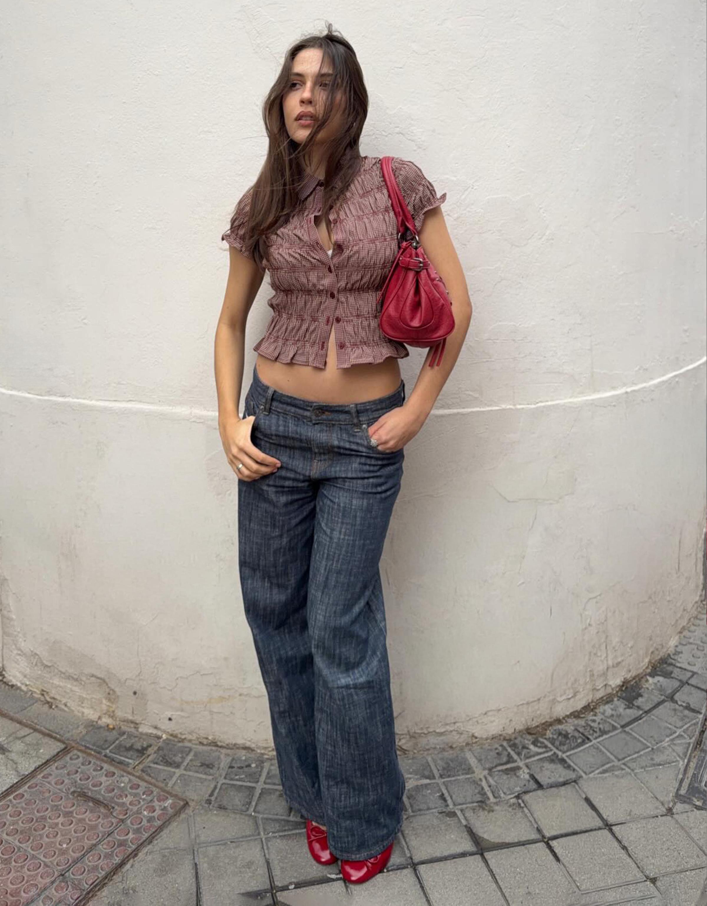 Düşük bel dokulu boyfriend jean - Görsel 59