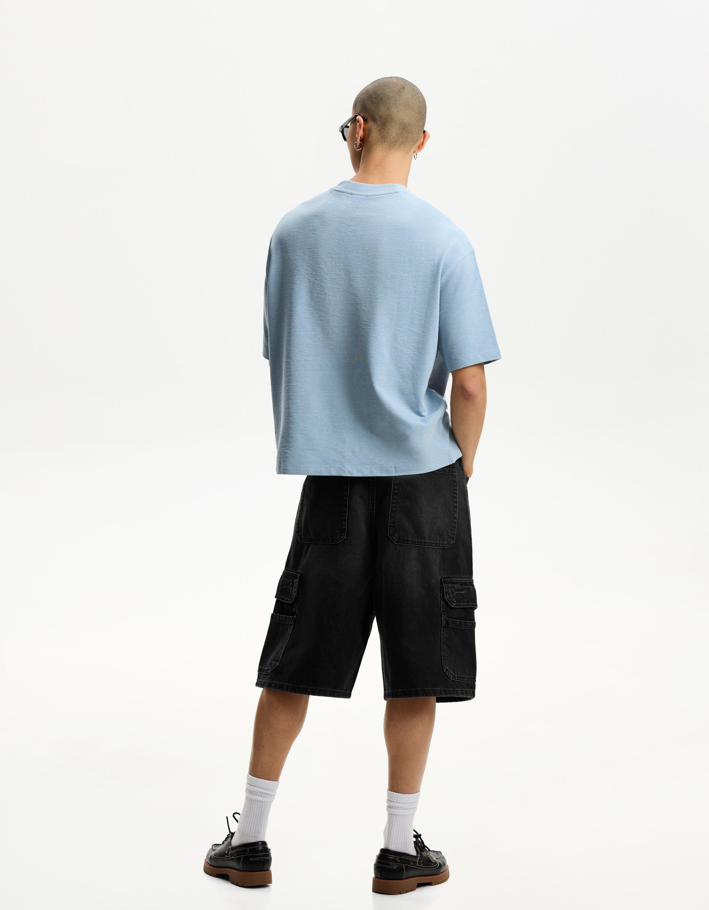 Baggy cargo Bermuda shorts - Shorts and jorts - Men | Bershka