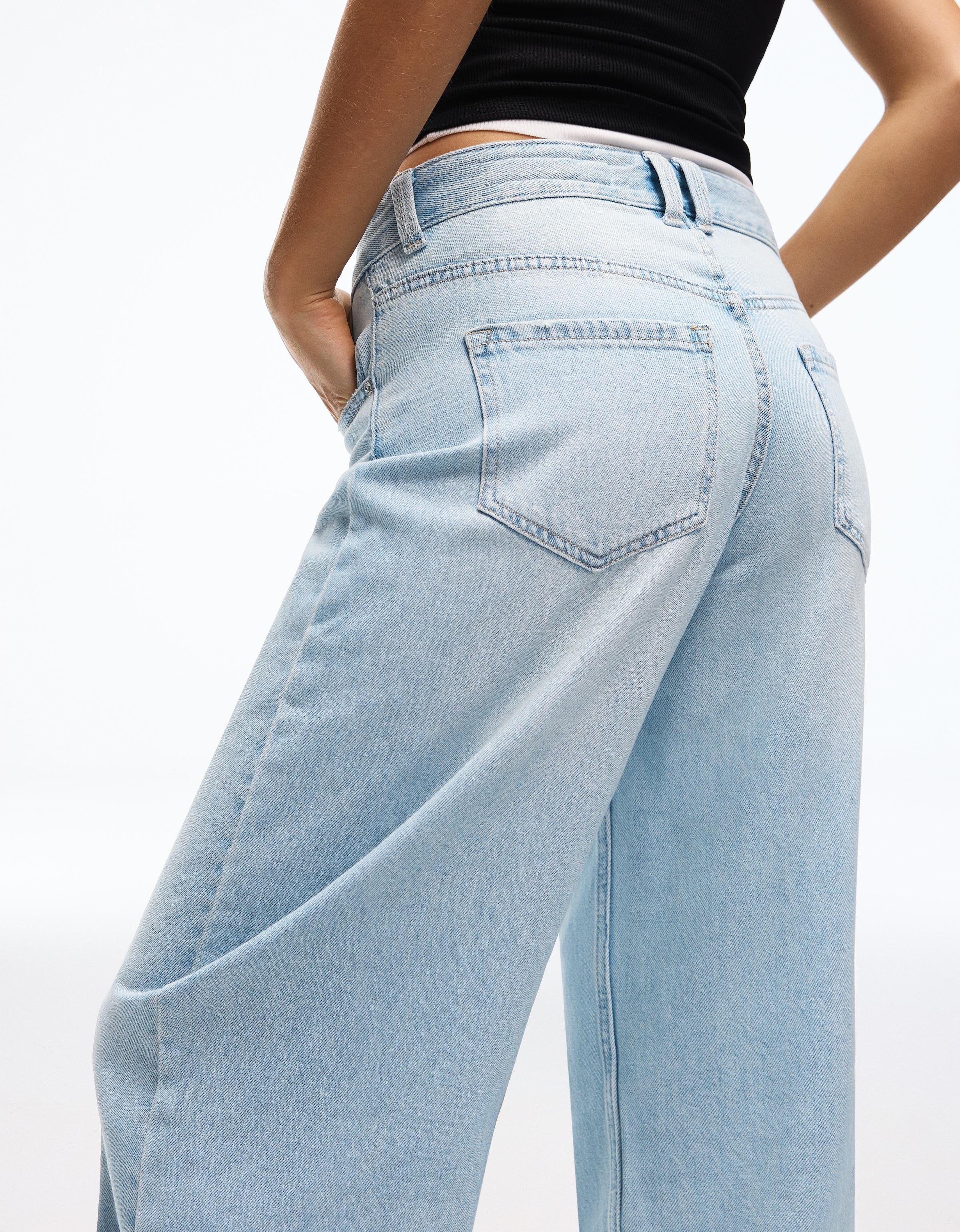 Düşük bel baggy barrel fit jean - Görsel 155