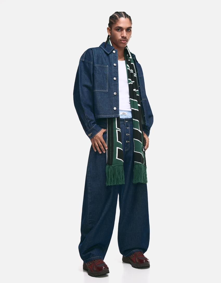 Jean barrel fit-Denizci mavisi-3