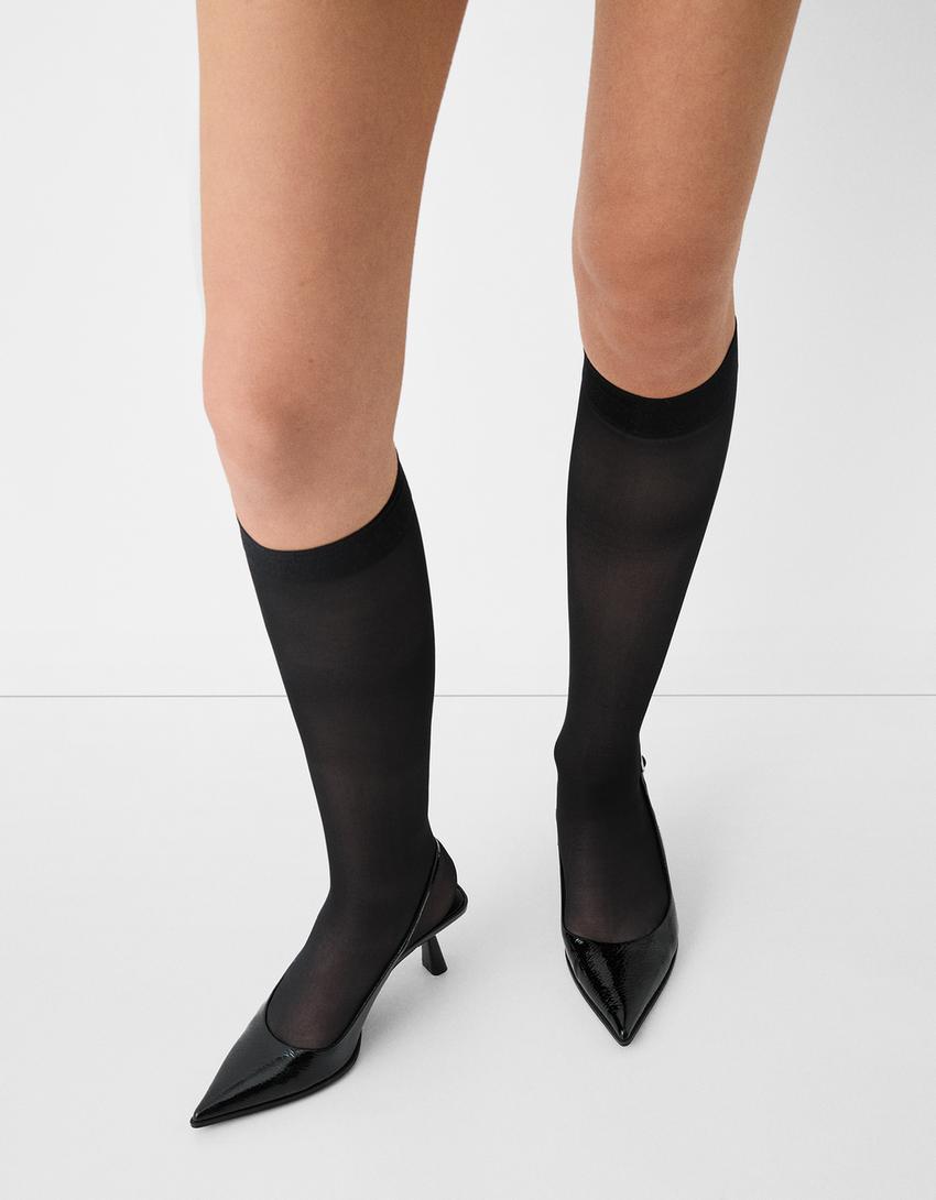 Pack 2 meias collants curtas e compridas-Preto-3