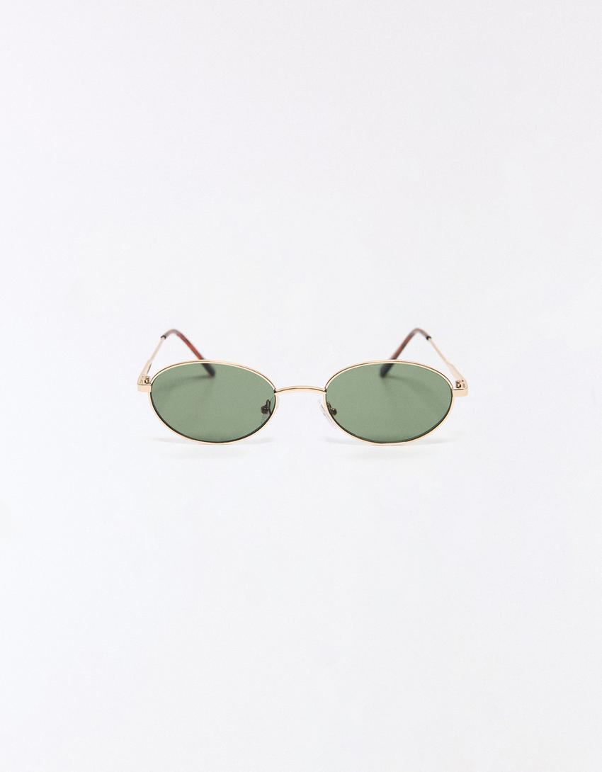 Gafas sol metálicas-Oro
