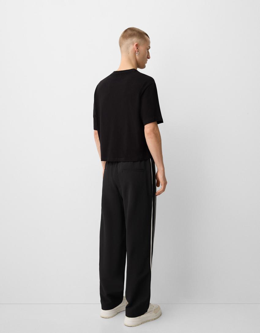 Pantaloni baggy tehnici-Negru-1