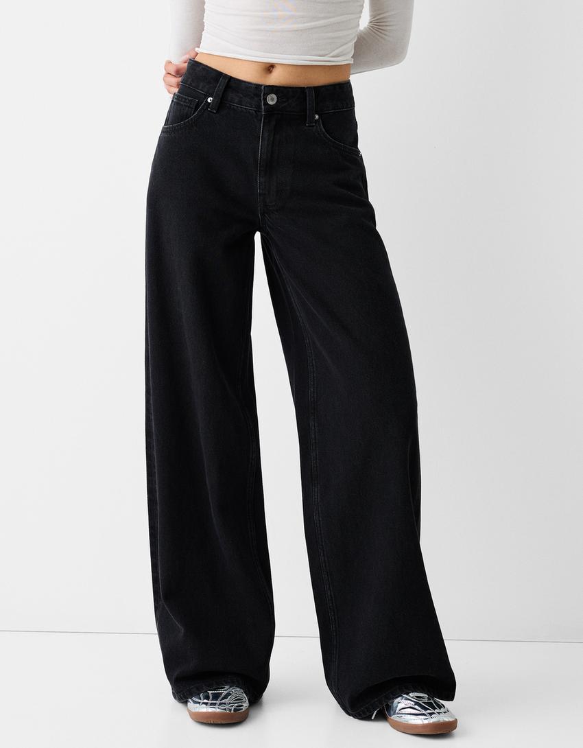 جينز بساق عريض-أسود-3