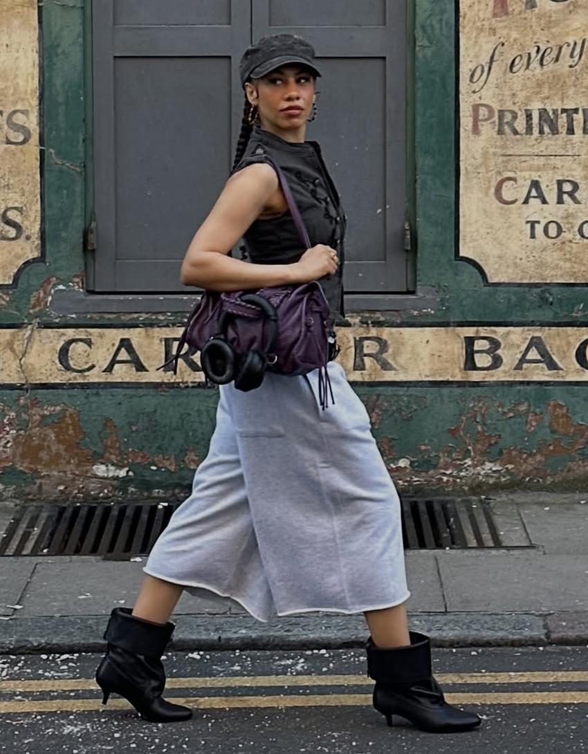 Bermuda molleton-Gris