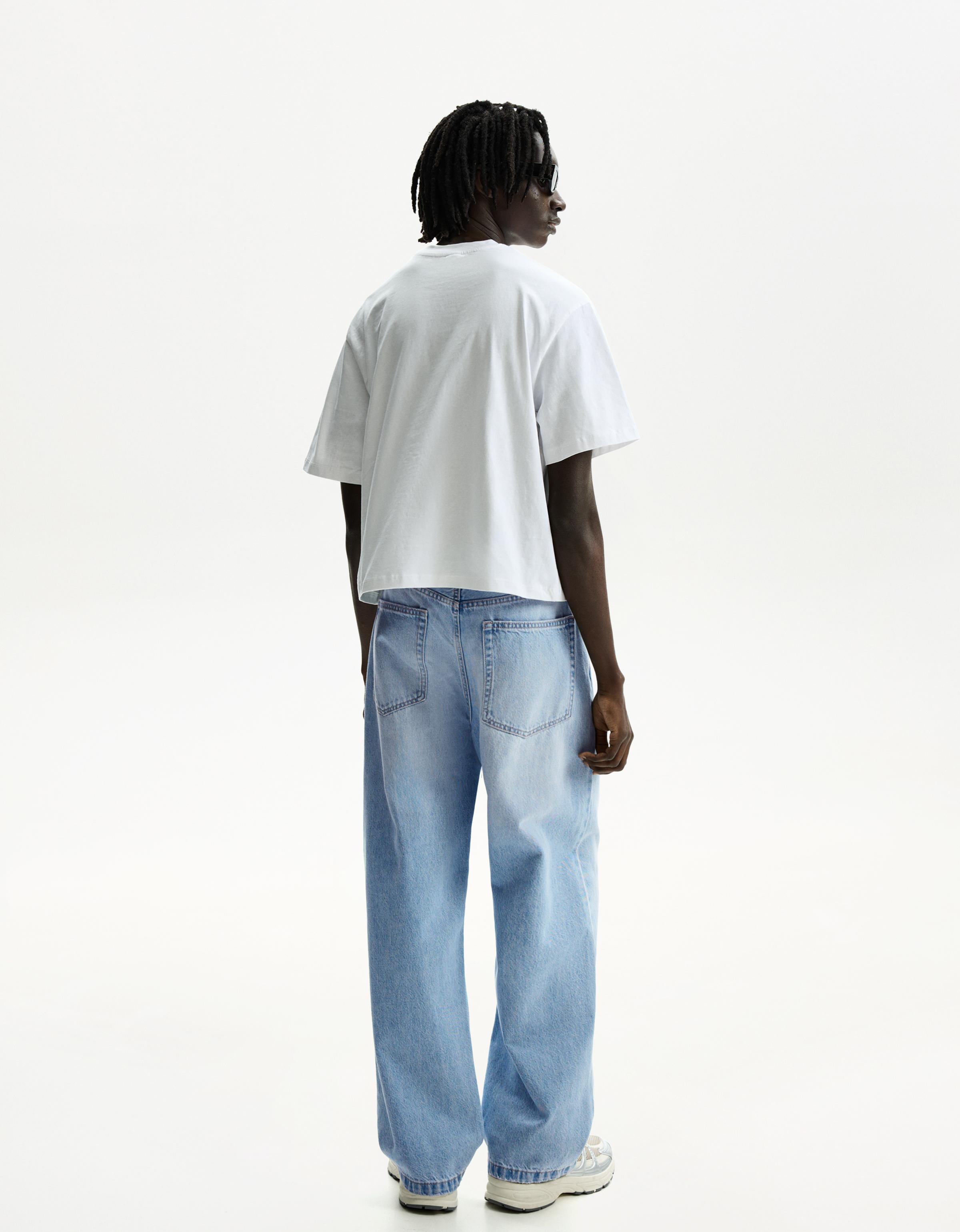 baggy jeans in carbon black denim | Saint Laurent | YSL SE