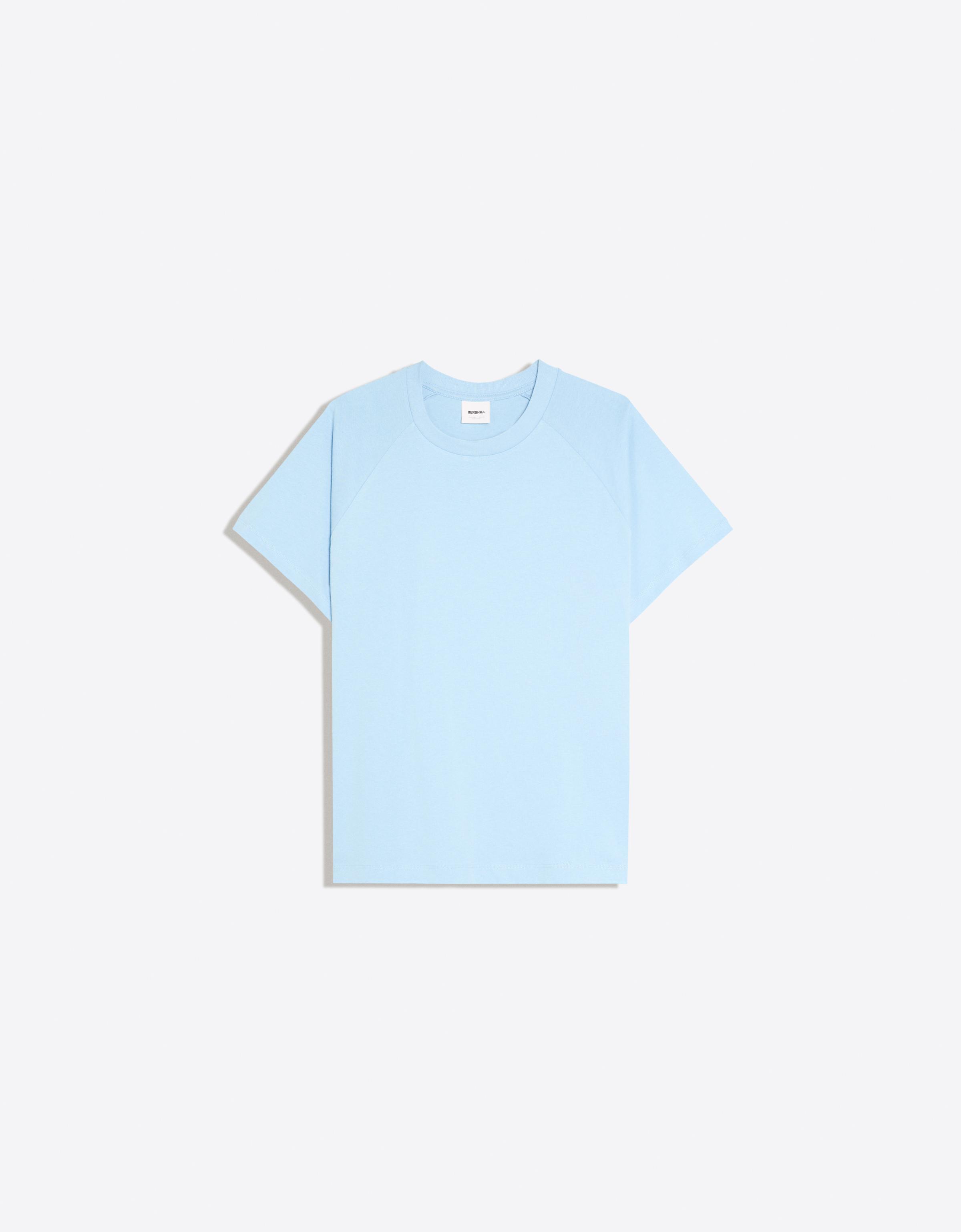 Raglan short sleeve T-shirt — Light blue