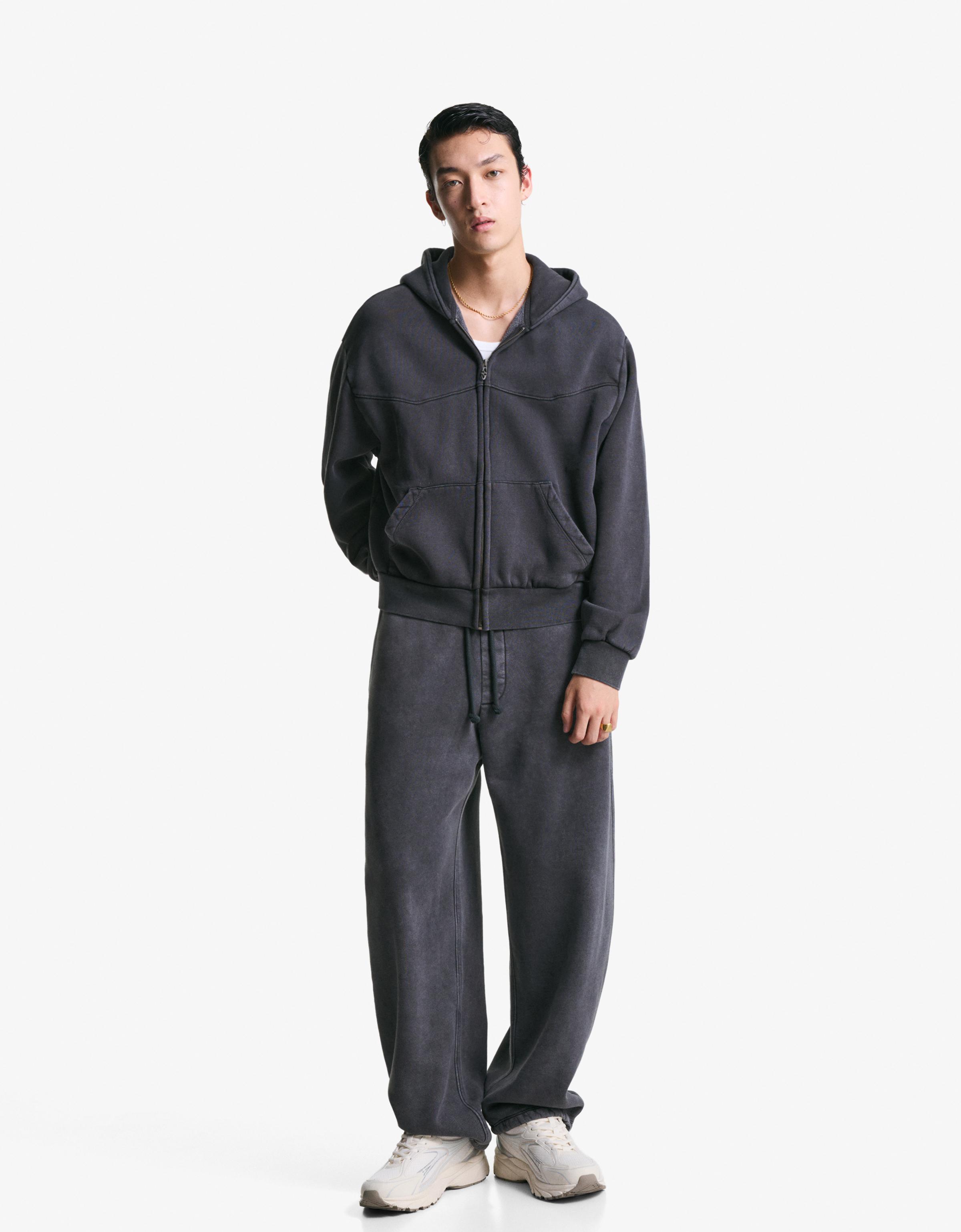 Bershka Ballonhose Herren Xl Grau