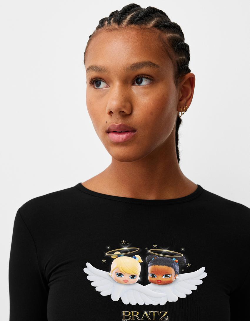 Camiseta Bratz manga larga-Negro-3