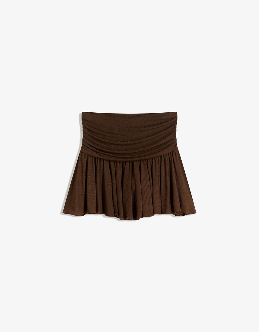Set top y falda hilo metalizado-Set top y falda hilo metalizado