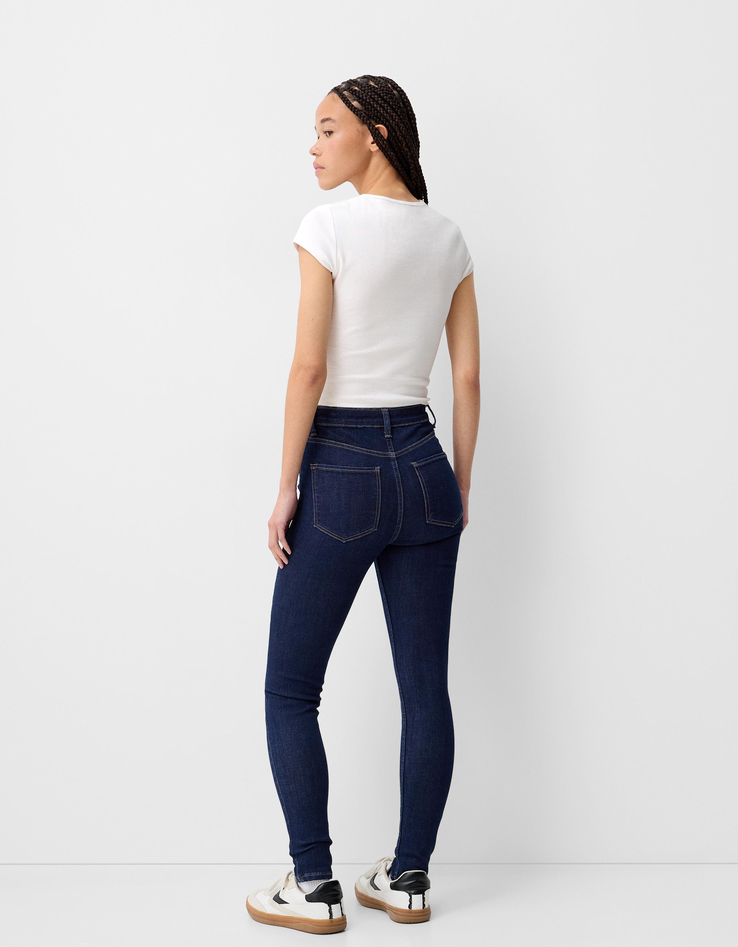 Super high waist skinny jeans — Navy