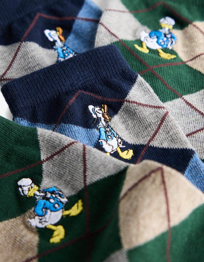 Pack 2 pares de meias Pato Donald-Verde