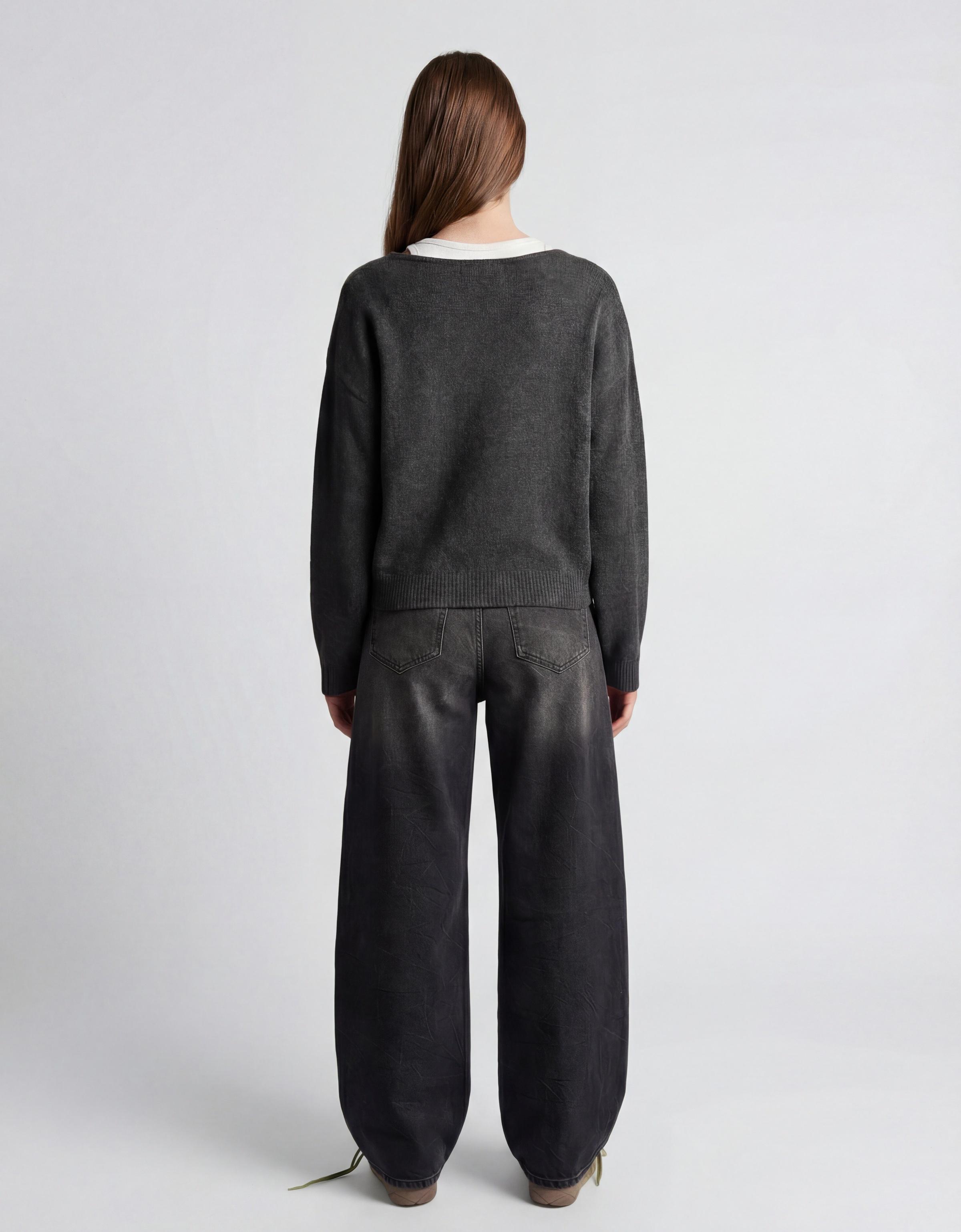 Yüksek bel barrel fit jean - Görsel 45