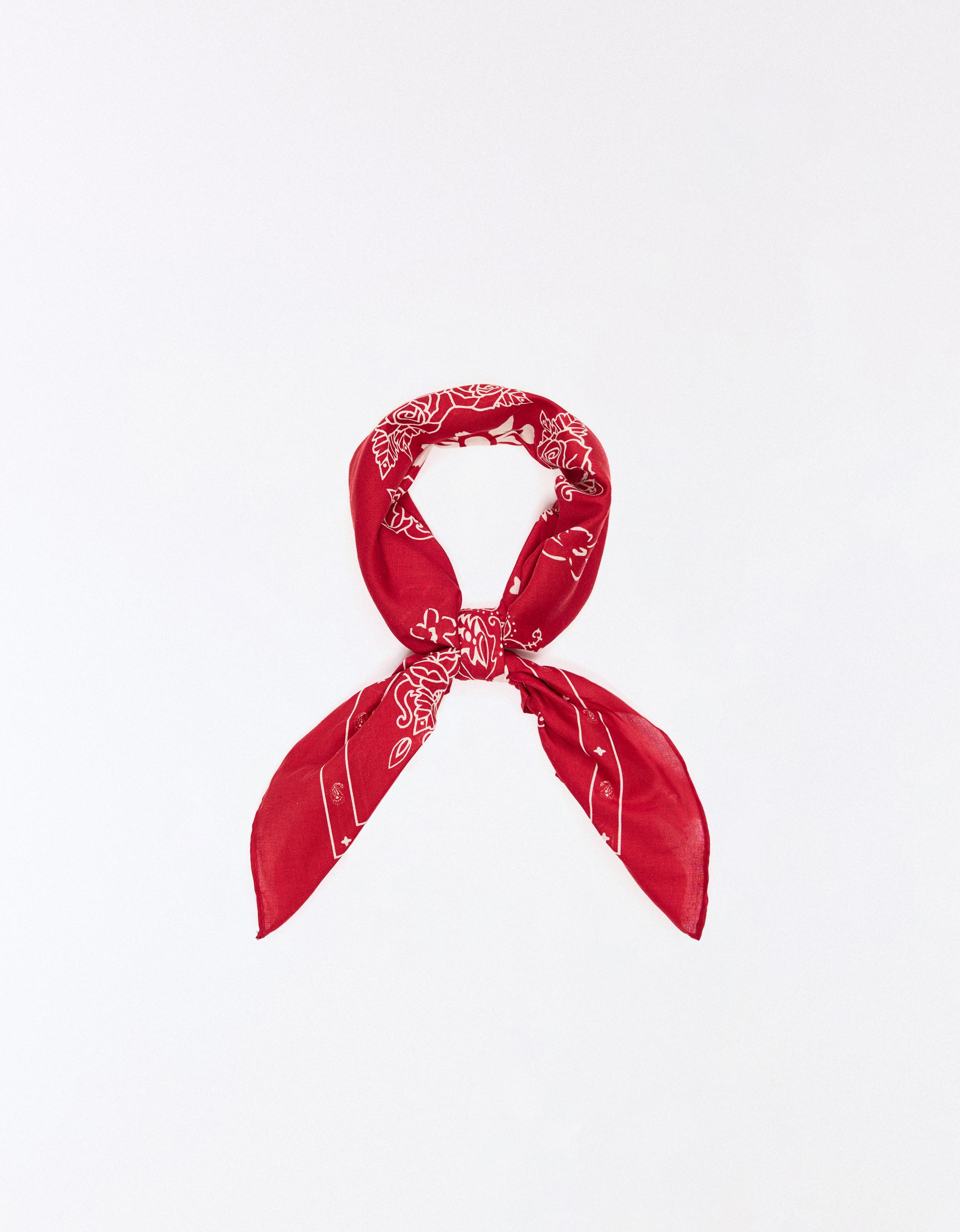 Bershka Halstuch Mit Print Herren Rot