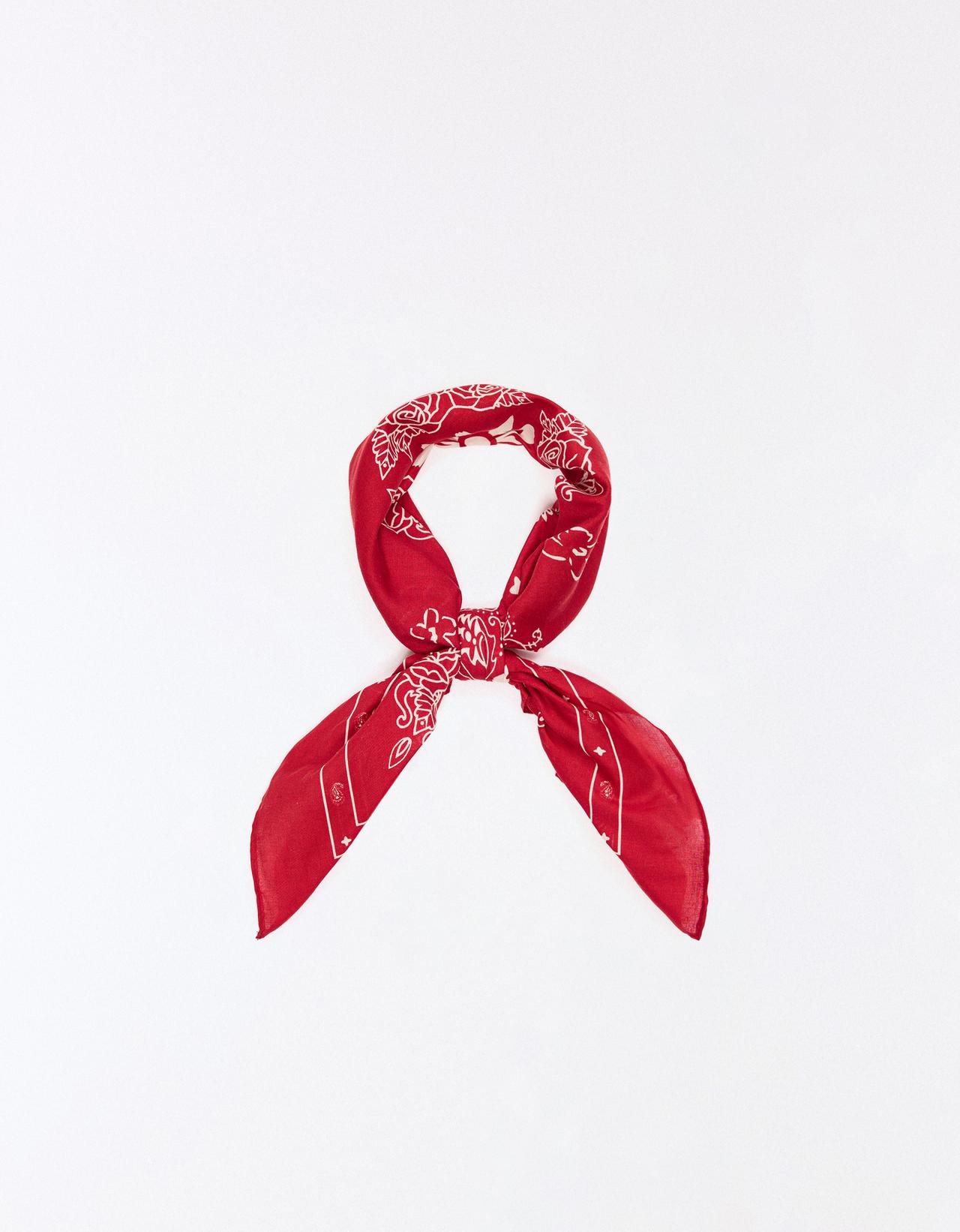 Bandana print — Red