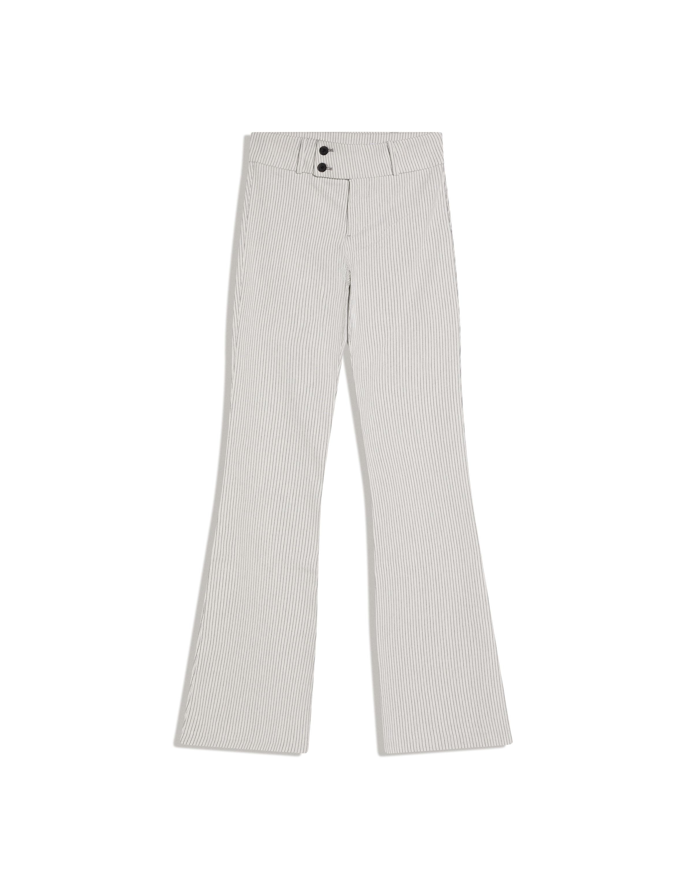 Bengaline flared trousers — Off white