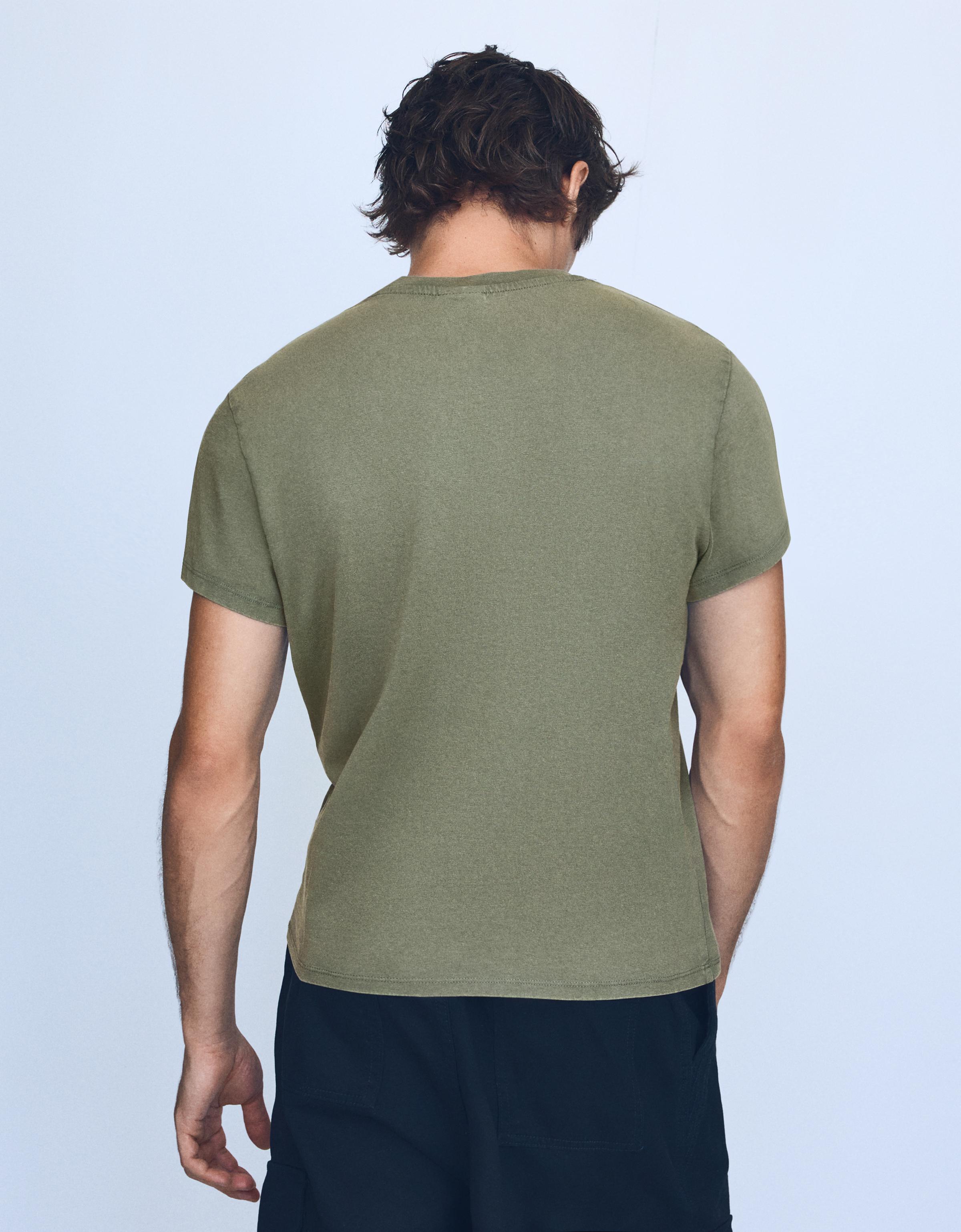 Short sleeve T-shirt — Khaki
