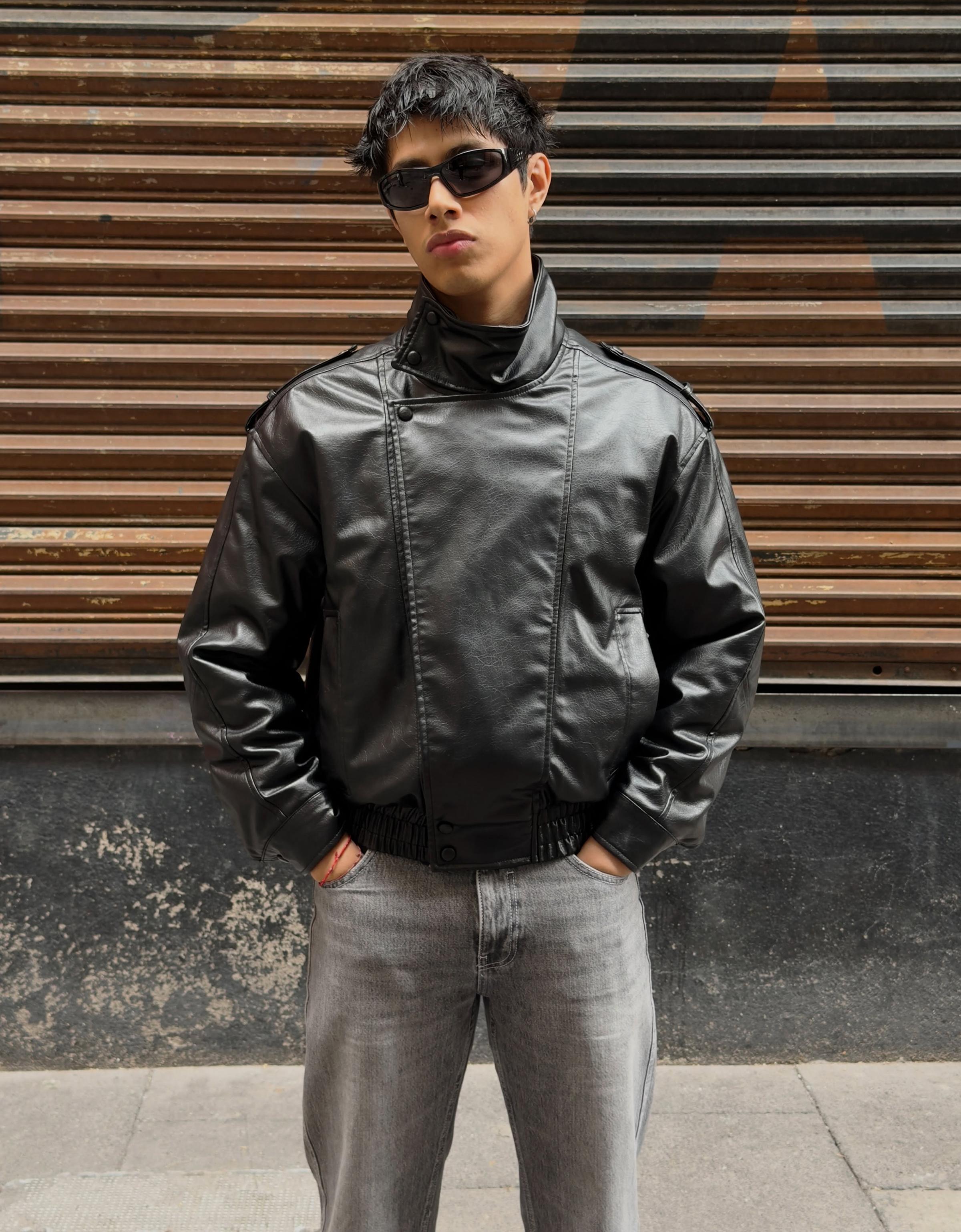 Bershka Suni deri ceket görsel 8