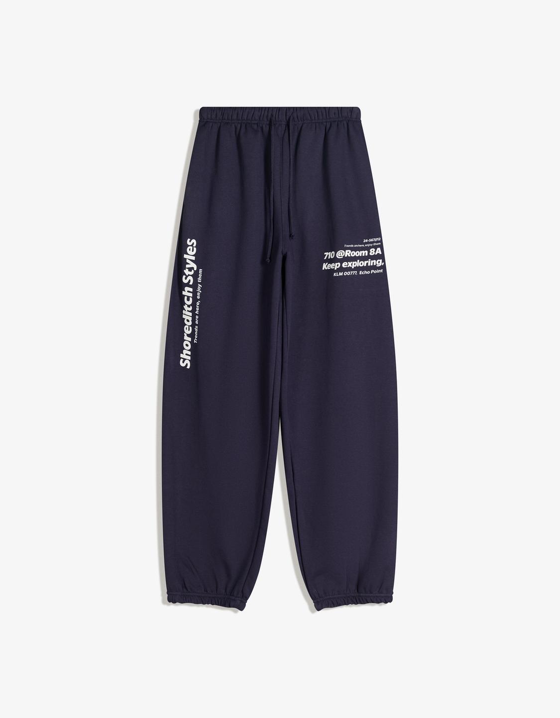 Jogger felpazko galtza estanpatuak