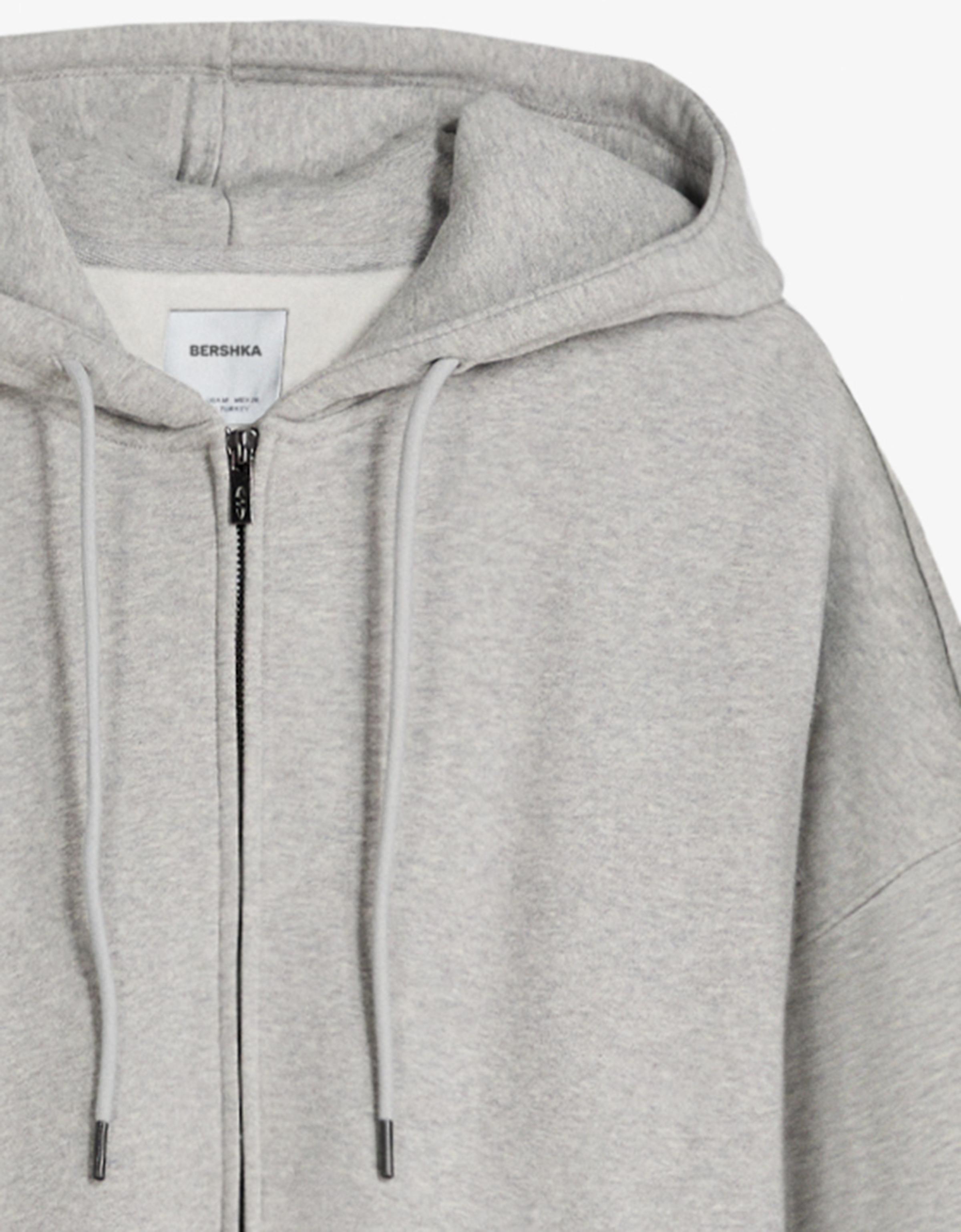 Zip-up hoodie — Grey