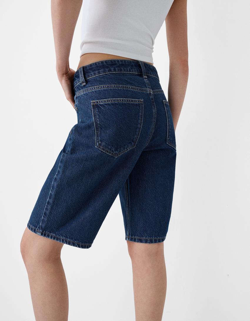 برمودا دنيم بقصة مستقيمة-كحلي-5