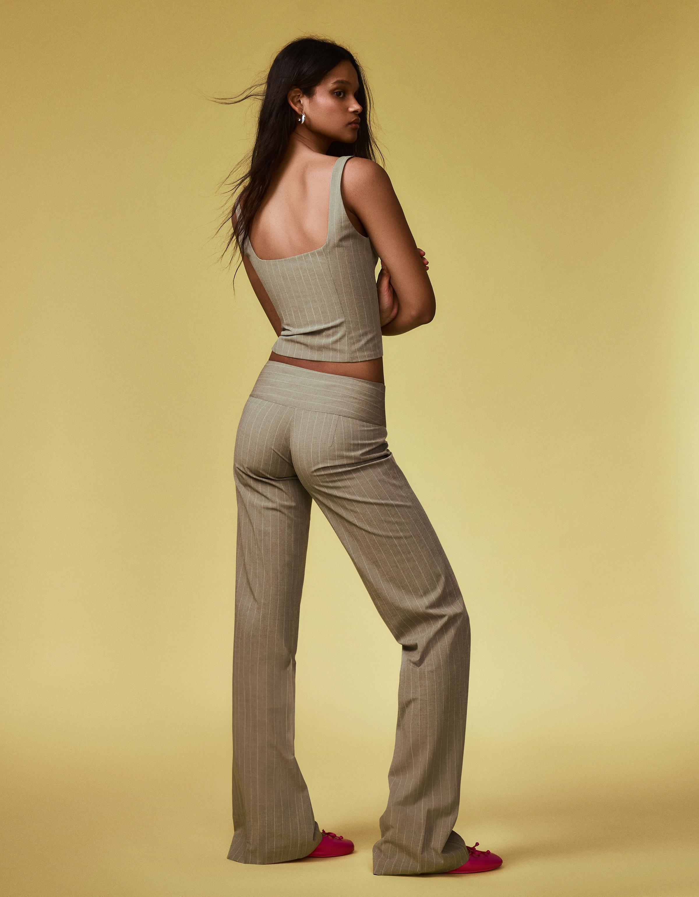 Düşük bel kuşaklı pantolon - Görsel 11