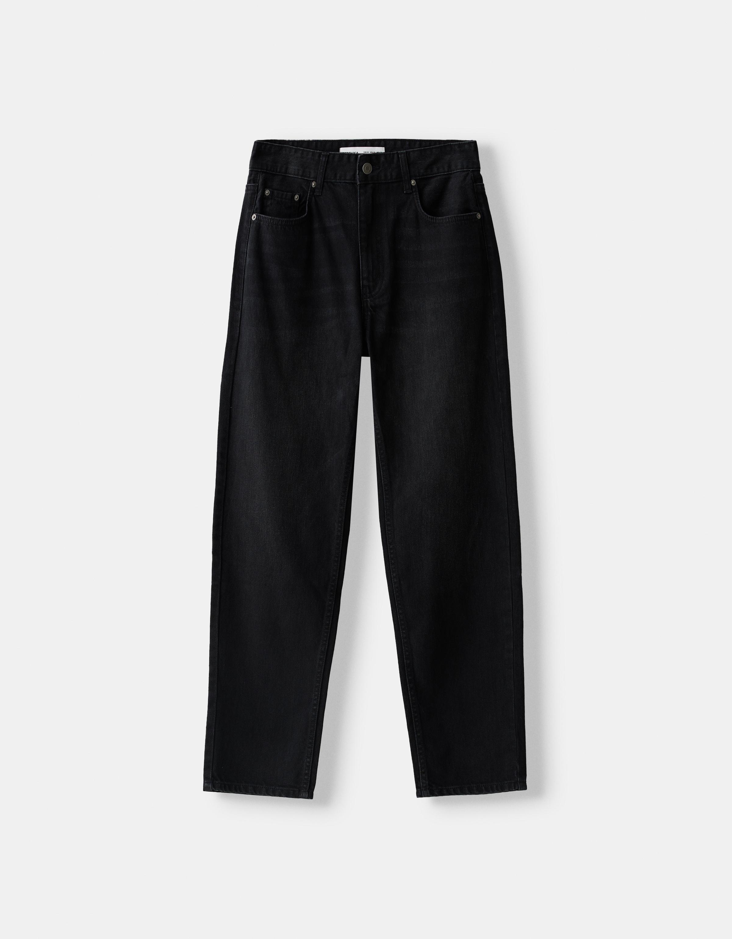 Jean noir bershka sale