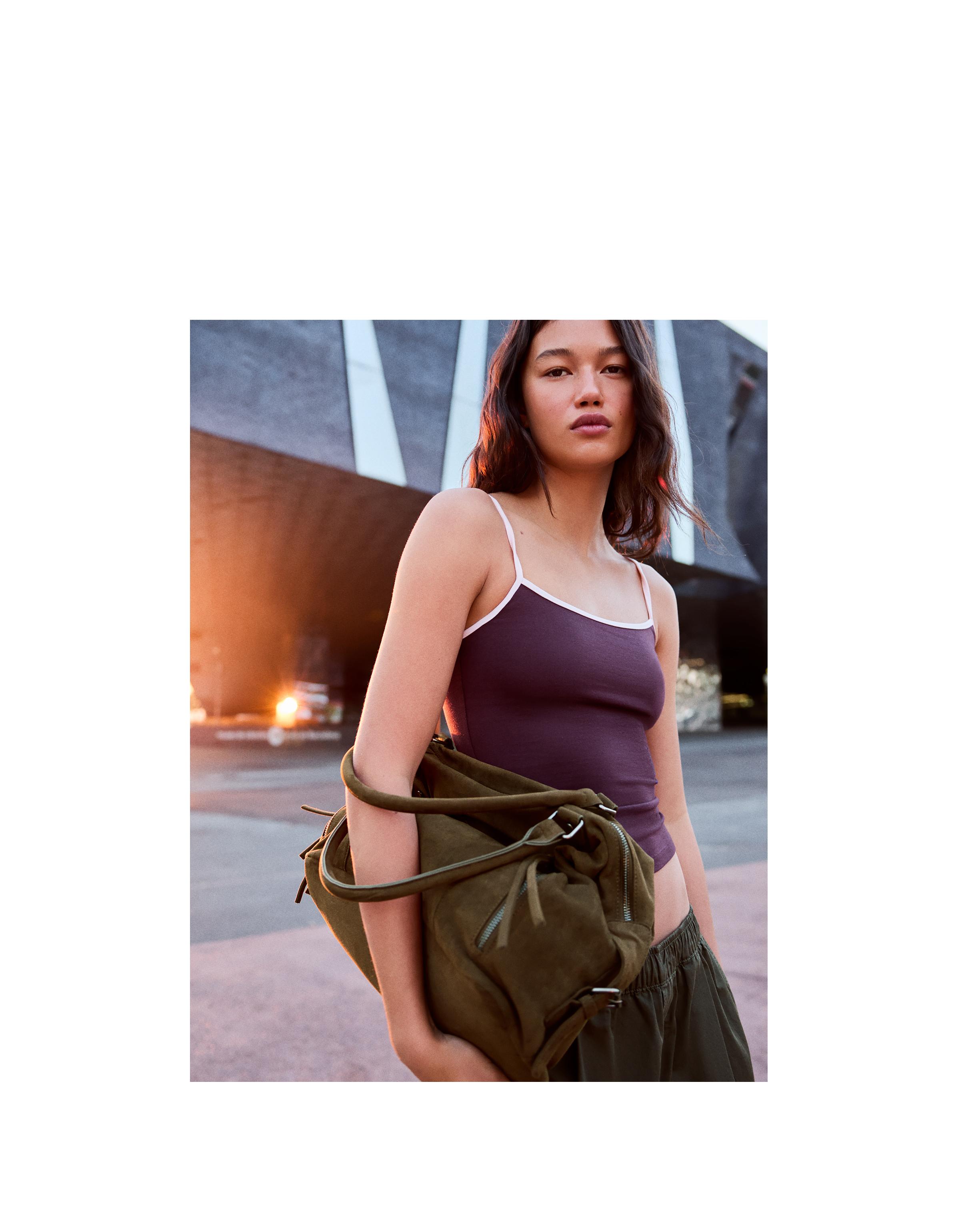 Zip-up bowling bag — Khaki