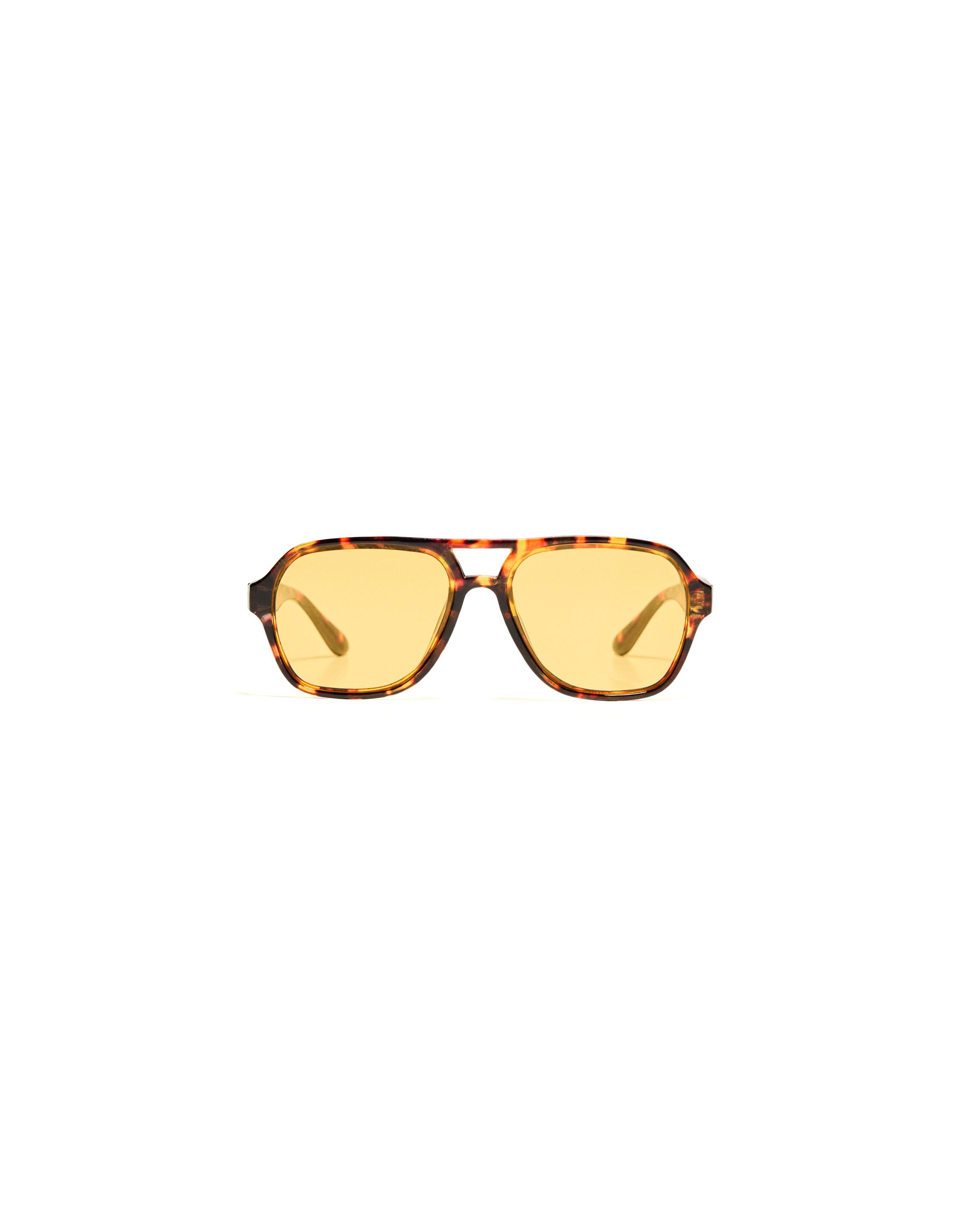 Retro-style sunglasses — Brown