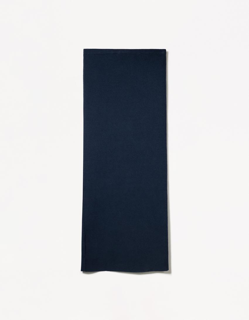 Midi skirt-Blue