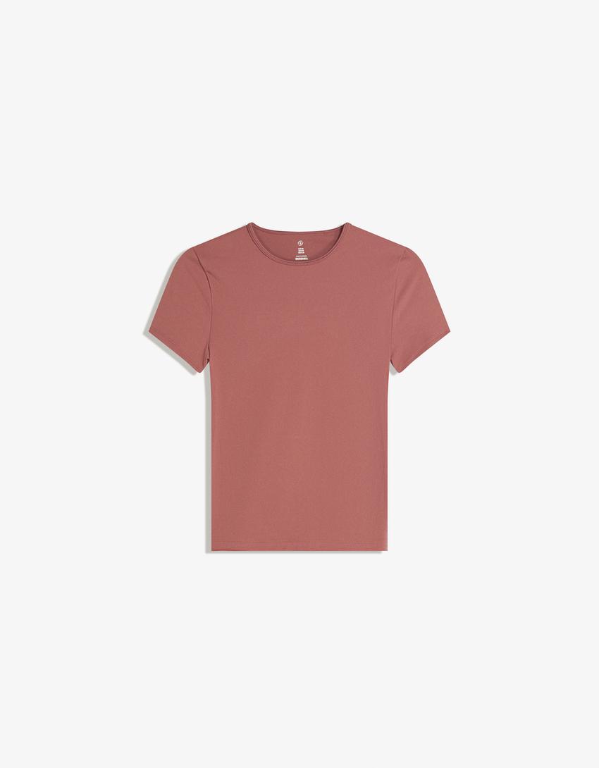 Camiseta quick dry & breathable manga corta-Naranja-0