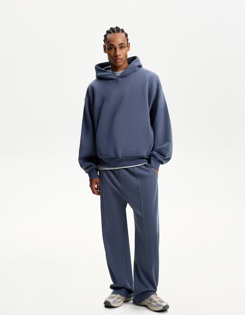 Wide-Leg-Hose-Dunkelblau-0