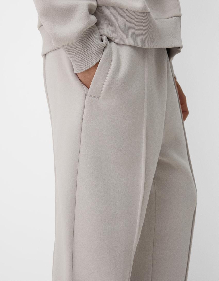 Pack van sweater en wide leg broek-Veelkleurig