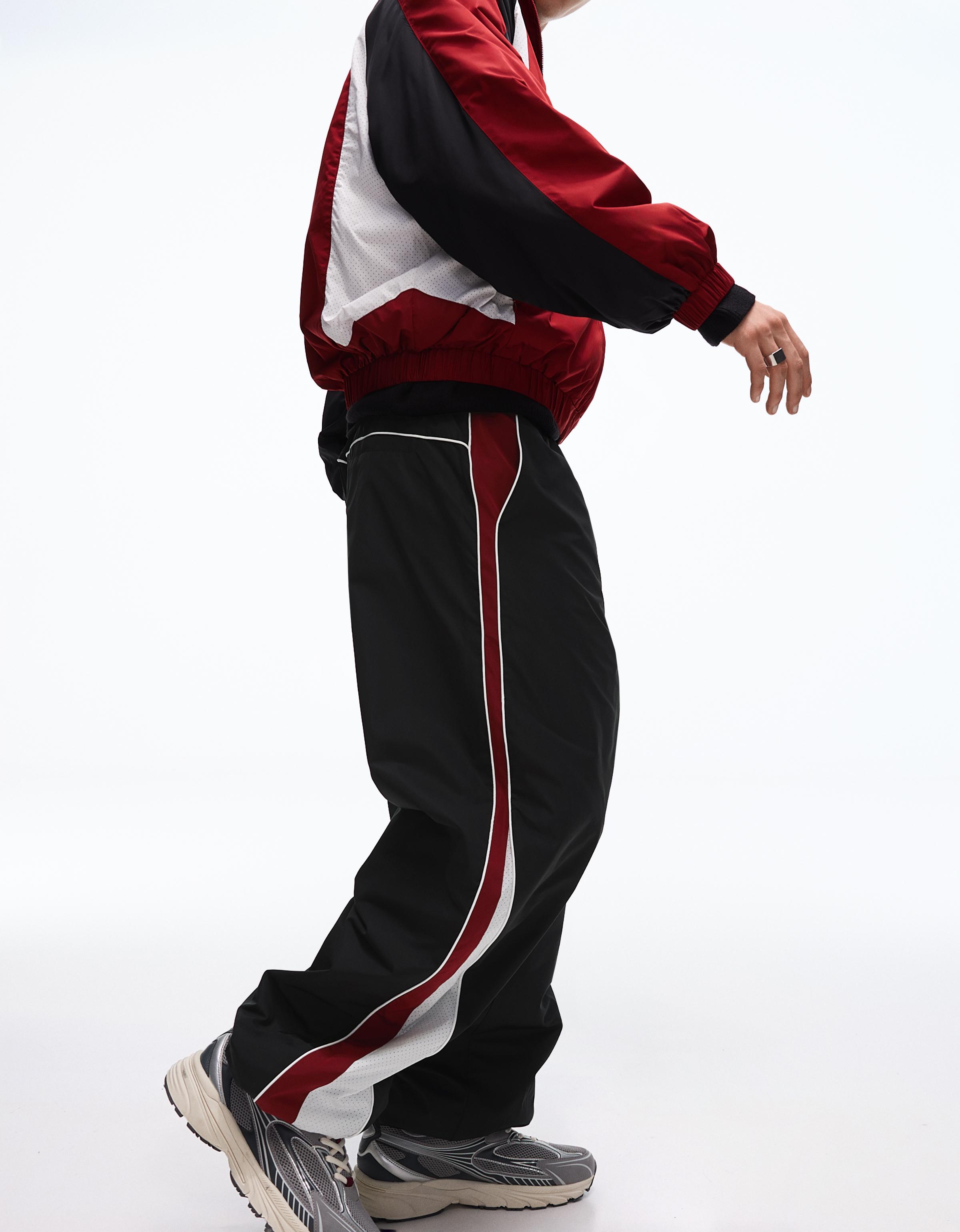 Teknik spor super baggy fit pantolon - Görsel 43