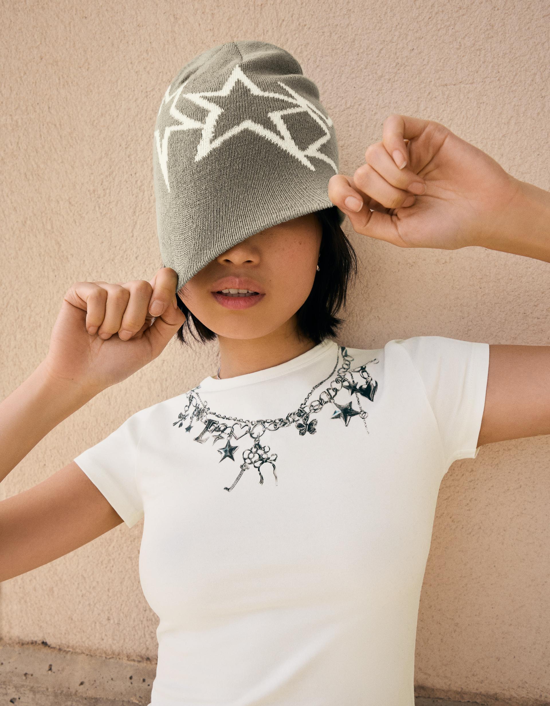 Beanie skater Mujer Bershka