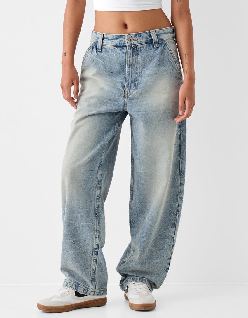 Skater jean-Açık mavi-1