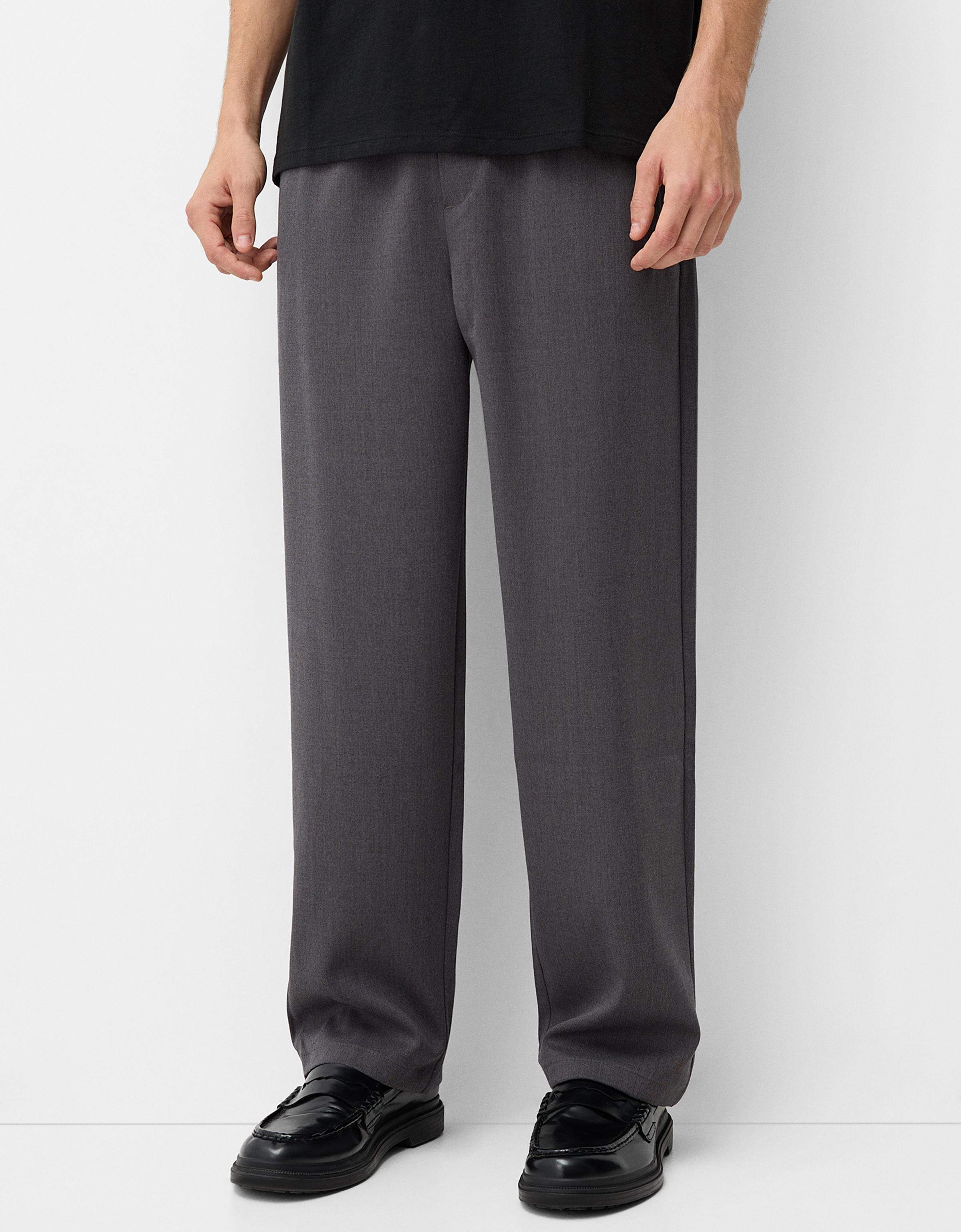 Tailored jogging trousers Trousers Men Bershka