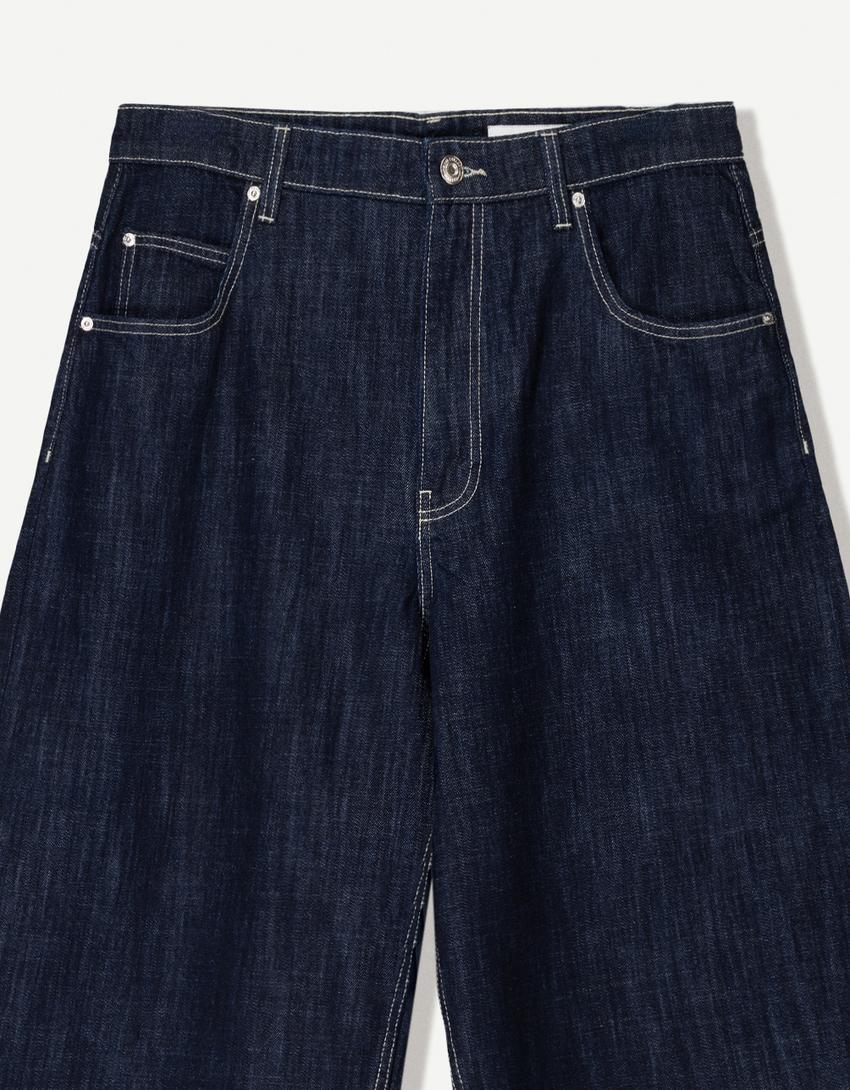 Bermuda jort denim super baggy-Marino-2