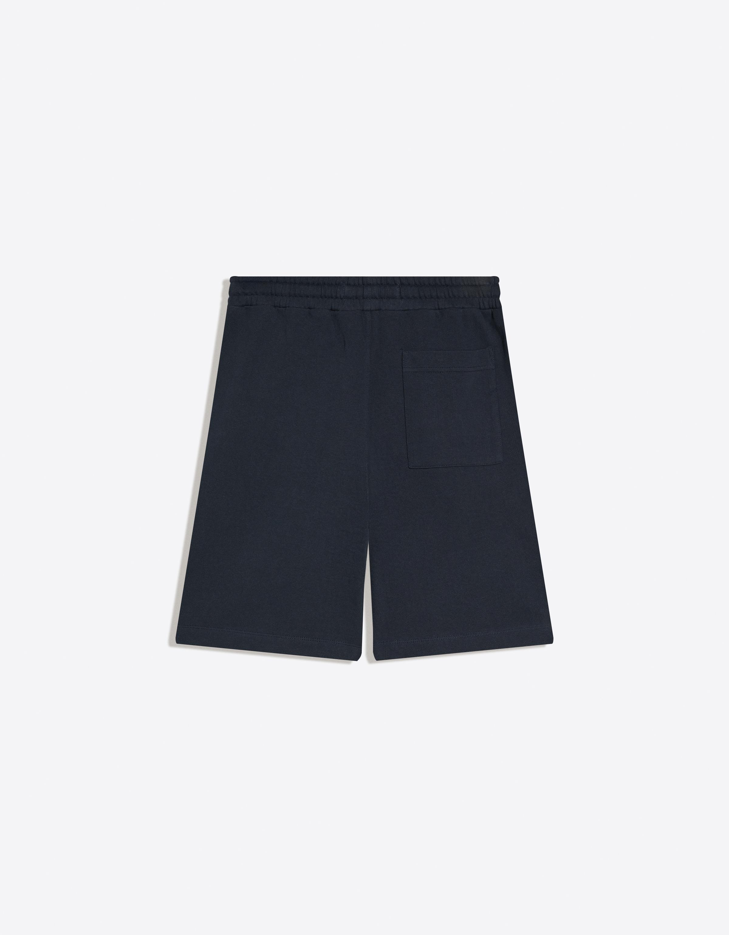 Plush Bermuda shorts — Navy
