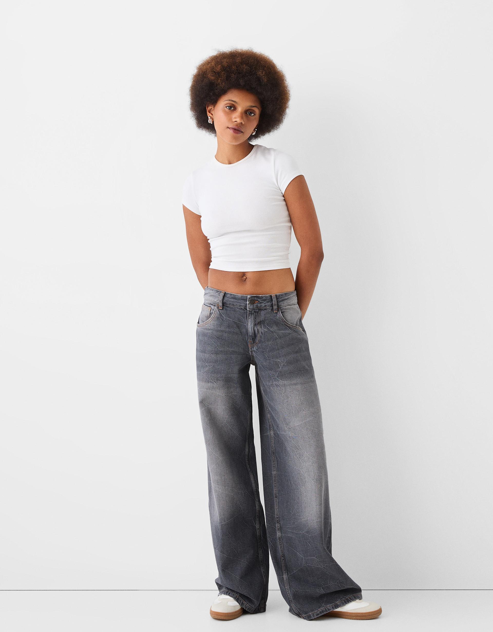 Low waist baggy jeans - Jeans - BSK Teen | Bershka