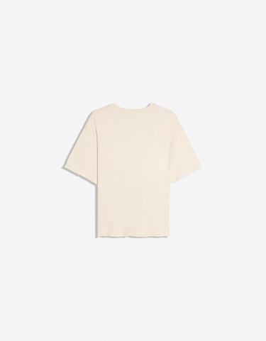 Short sleeve washed print T-shirt — Sand 6