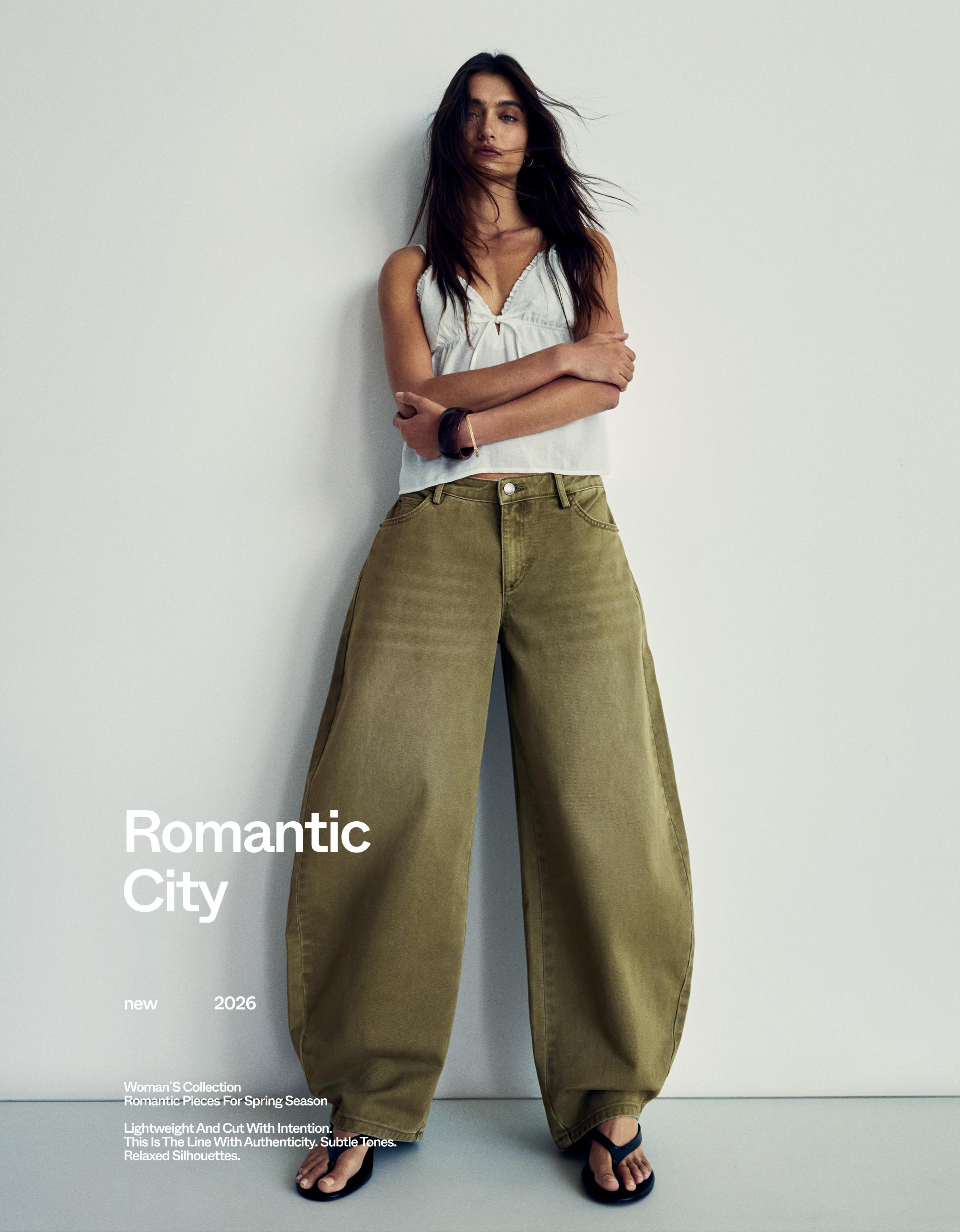 Barrel fit pantolon - Görsel 17