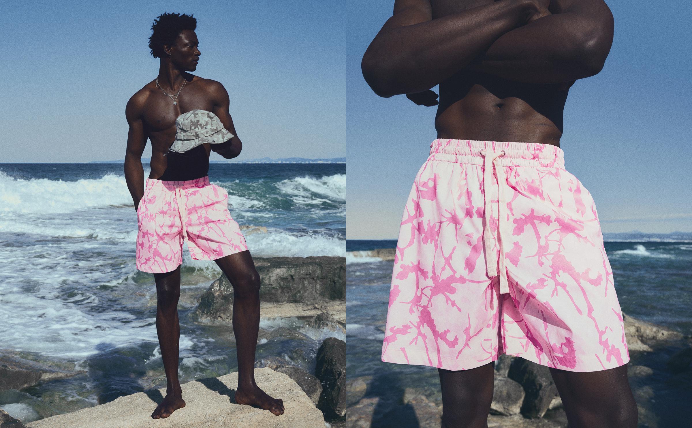 Printed Swimsuit — Pink