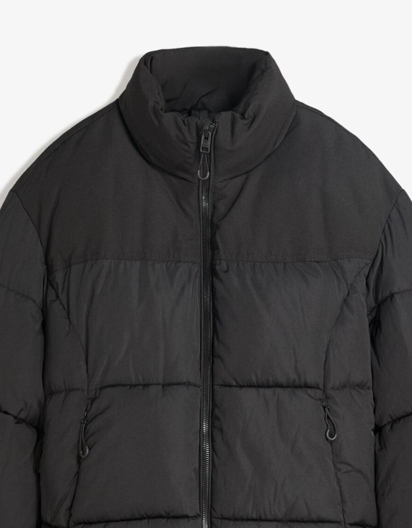 Technical puffer jacket-Black-2
