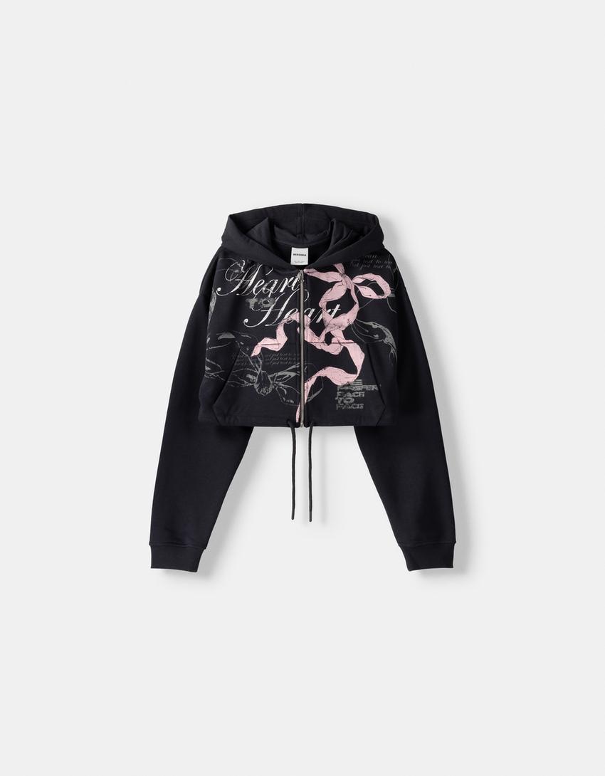 Suadoiro capucha estampado-Negro-4