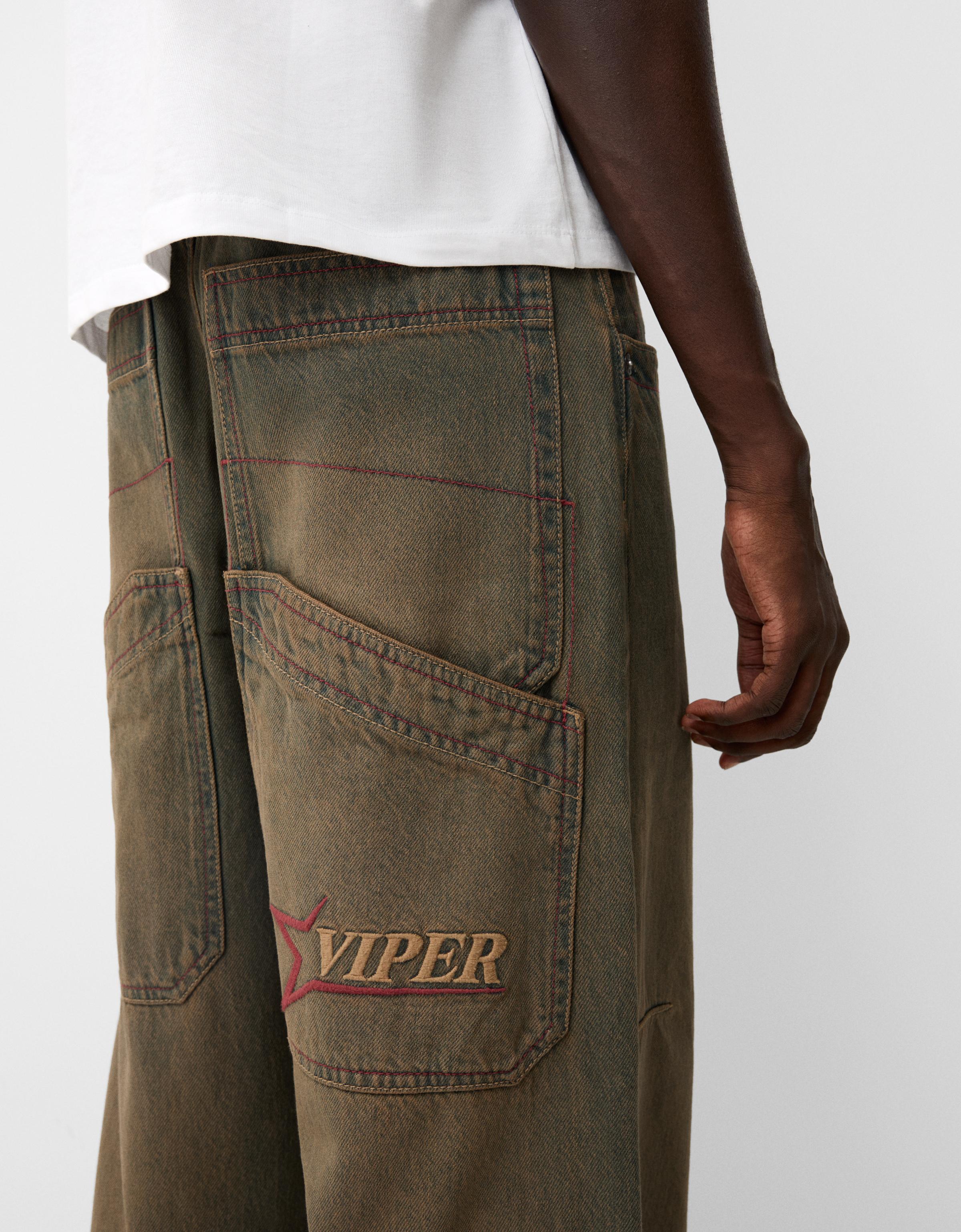 Super baggy jeans - Jeans - Men | Bershka Super baggy jeans - Jeans - Men | Bershka